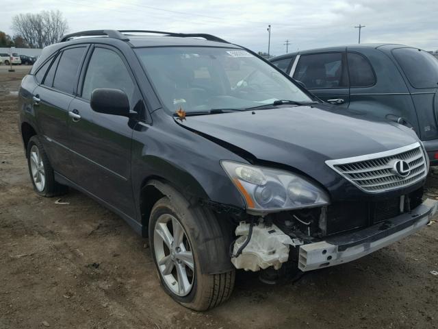 JTJHW31U582071180 - 2008 LEXUS RX 400H BLACK photo 1