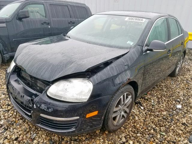 3VWDT71KX6M789956 - 2006 VOLKSWAGEN JETTA TDI BLACK photo 2