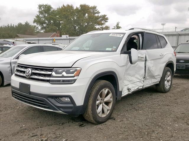 1V2UR2CA5KC542959 - 2019 VOLKSWAGEN ATLAS SE WHITE photo 2