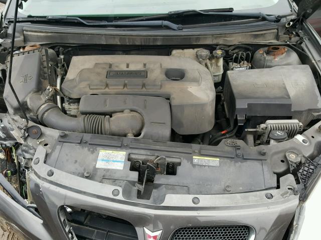 1G2ZF55B364269015 - 2006 PONTIAC G6 SE GRAY photo 7