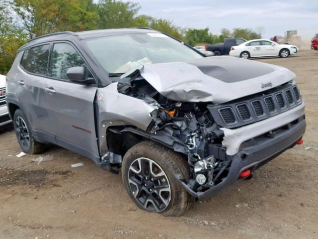 3C4NJDDB5KT650101 - 2019 JEEP COMPASS TR GRAY photo 1