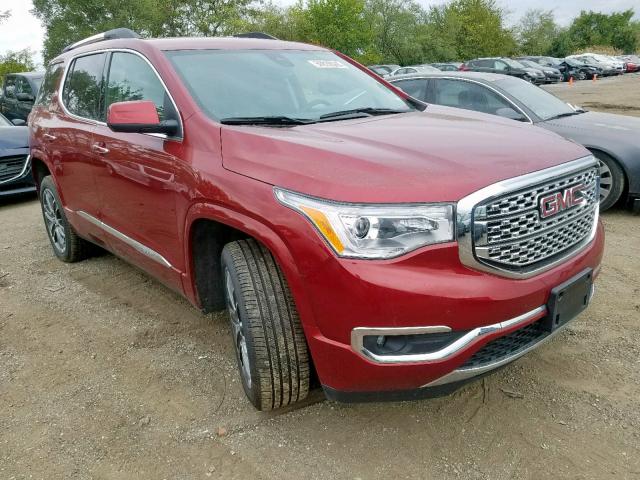 1GKKNXLS0KZ191230 - 2019 GMC ACADIA DEN RED photo 1