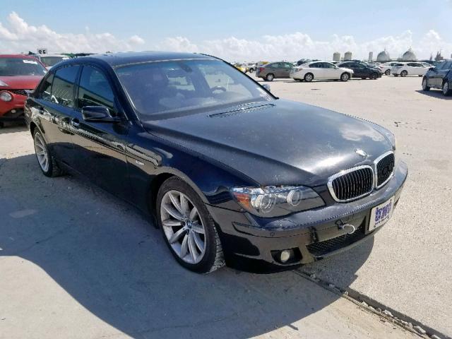 WBAHN83567DT76616 - 2007 BMW 750 BLACK photo 1