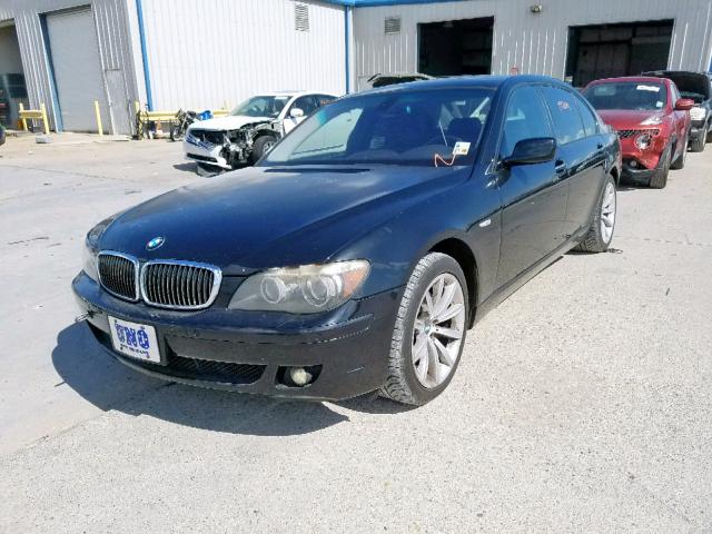 WBAHN83567DT76616 - 2007 BMW 750 BLACK photo 2