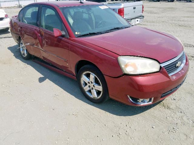 1G1ZU538X6F196389 - 2006 CHEVROLET MALIBU LTZ ბურგუნდია ფოტო 1