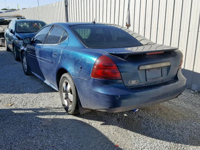 2G2WP552961213401 - 2006 PONTIAC GRAND PRIX TURQUOISE photo 3