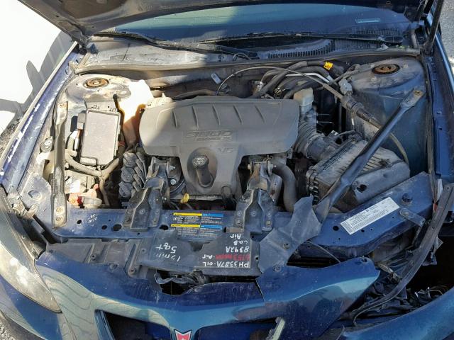 2G2WP552961213401 - 2006 PONTIAC GRAND PRIX TURQUOISE photo 7