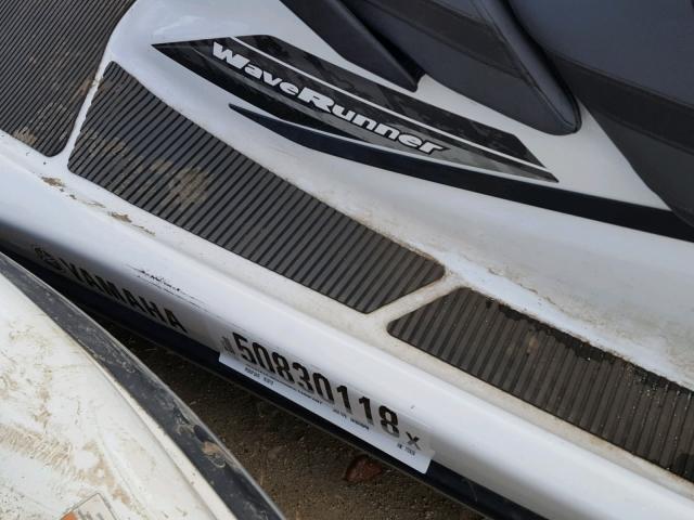 YAMA0211E616 - 2016 YAMAHA WAVERUNNER WHITE photo 9