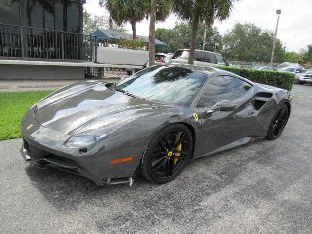 ZFF79ALA4J0229508 - 2018 FERRARI 488 GTB GRAY photo 2