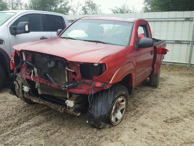 5TENX62N16Z299939 - 2006 TOYOTA TACOMA PRE RED photo 2