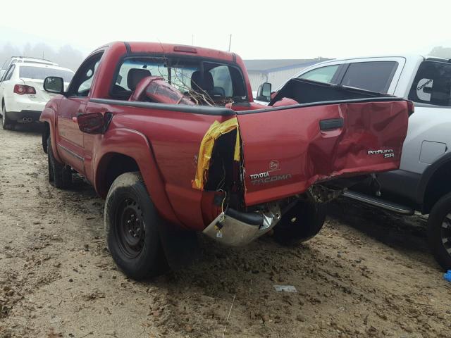 5TENX62N16Z299939 - 2006 TOYOTA TACOMA PRE RED photo 3