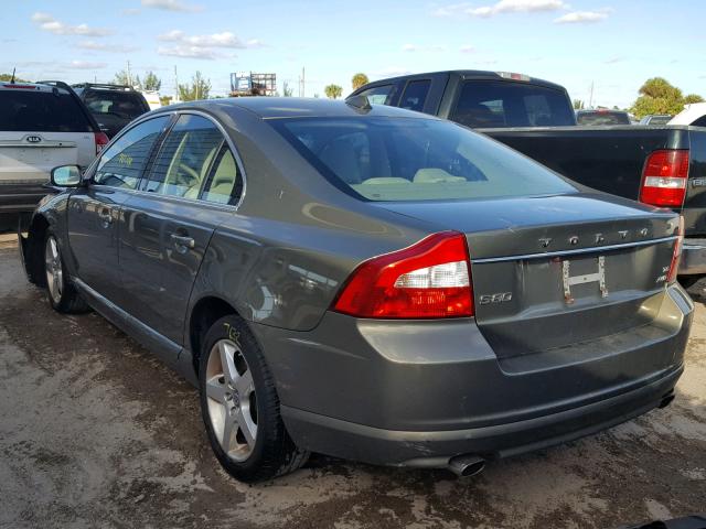 YV1AH992791092912 - 2009 VOLVO S80 T6 BROWN photo 3