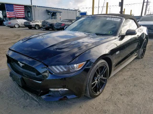 1FATP8FF8F5434199 - 2015 FORD MUSTANG GT BLACK photo 2