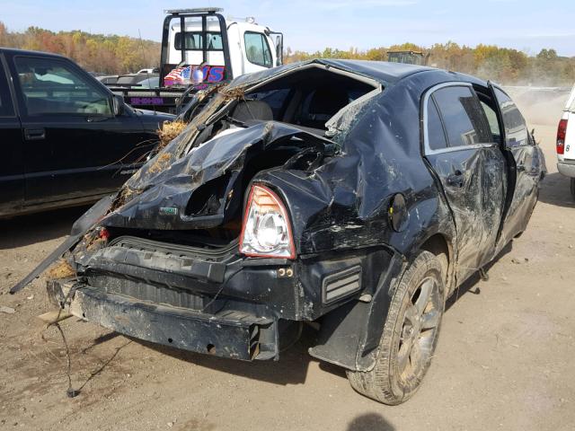 1G1ZC5EU7BF147321 - 2011 CHEVROLET MALIBU 1LT 黑色 照片 4