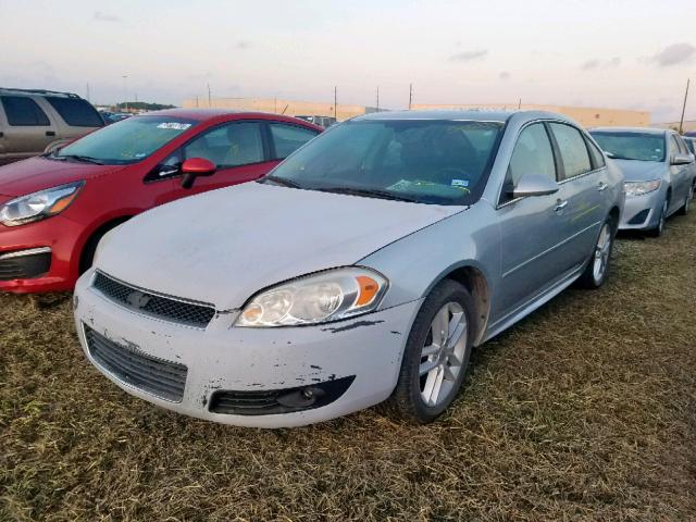 2G1WC5EM8A1164962 - 2010 CHEVROLET IMPALA LTZ SILVER photo 2