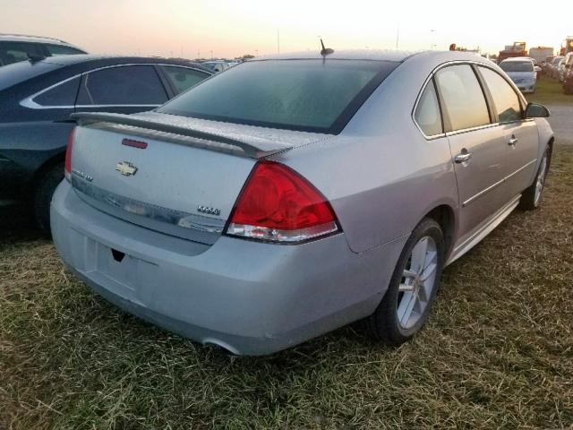 2G1WC5EM8A1164962 - 2010 CHEVROLET IMPALA LTZ SILVER photo 4