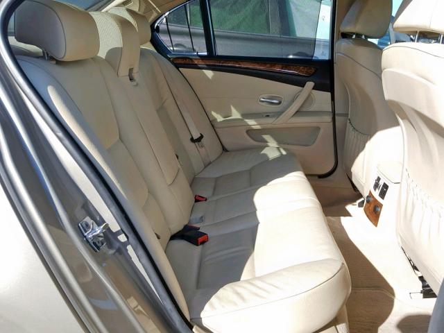 WBANW13598CZ71782 - 2008 BMW 535 I BEIGE photo 6