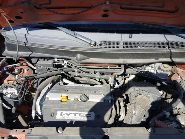 5J6YH1H74AL000144 - 2010 HONDA ELEMENT EX ORANGE photo 7