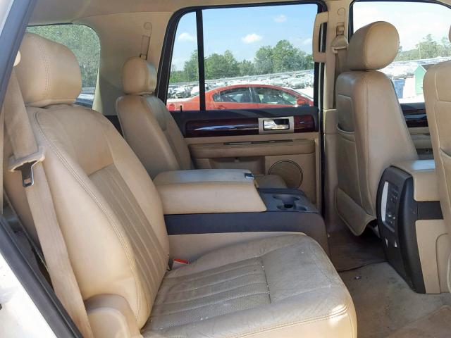 5LMFU27596LJ02540 - 2006 LINCOLN NAVIGATOR CREAM photo 6