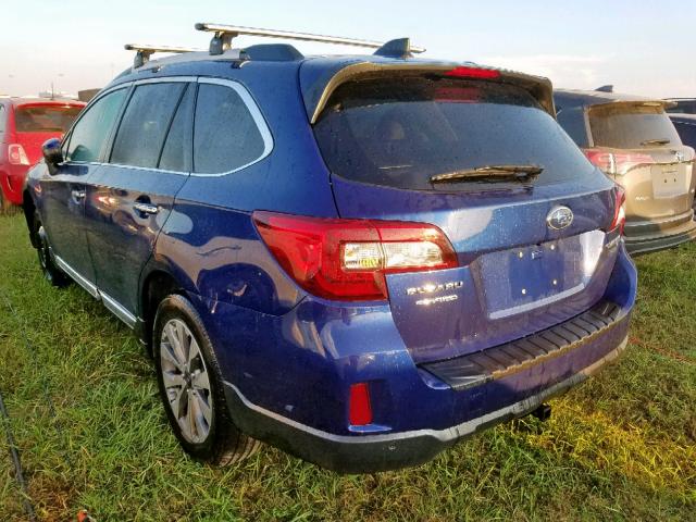 4S4BSETCXH3430565 - 2017 SUBARU OUTBACK TO BLUE photo 3