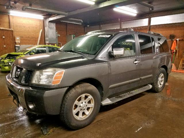 5N1AA08B74N713330 - 2004 NISSAN ARMADA SE GRAY photo 2