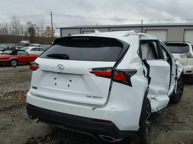 JTJBARBZ3G2067824 - 2016 LEXUS NX 200T WHITE photo 4