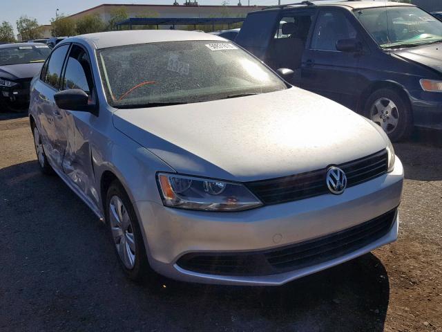 3VW2K7AJ5EM242223 - 2014 VOLKSWAGEN JETTA BASE 银色 照片 1