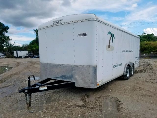 5GLBE2022DC000098 - 2013 EXPR TRAILER WHITE photo 2