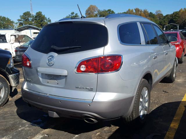 5GAKVDED1CJ176665 - 2012 BUICK ENCLAVE SILVER photo 4