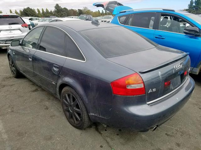 WAUCD64B44N100205 - 2004 AUDI A6 S-LINE GRAY photo 3