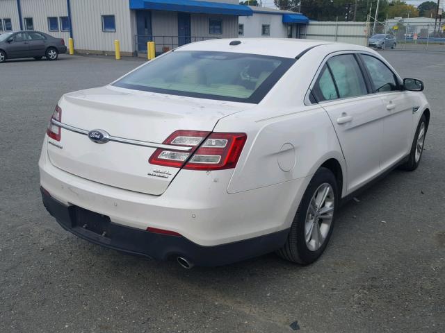 1FAHP2E83GG148692 - 2016 FORD TAURUS SEL WHITE photo 4