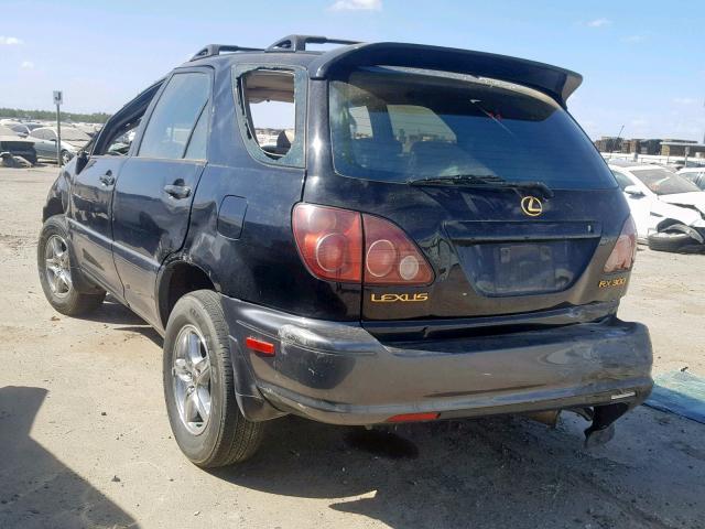 JT6GF10U0Y0067822 - 2000 LEXUS RX 300 BLACK photo 3