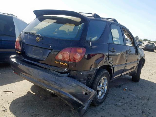 JT6GF10U0Y0067822 - 2000 LEXUS RX 300 BLACK photo 4