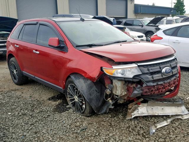 2FMDK4JC5BBA76094 - 2011 FORD EDGE SEL RED photo 1