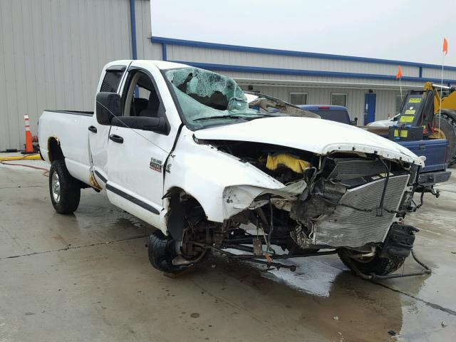 1D7KS28A87J593547 - 2007 DODGE RAM 2500 S WHITE photo 1