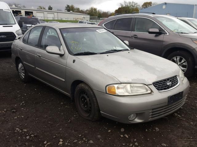 3N1CB51A12L556385 - 2002 NISSAN SENTRA GXE GOLD photo 1