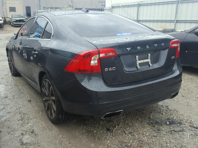 YV140MFK3F1342055 - 2015 VOLVO S60 PREMIE GRAY photo 3