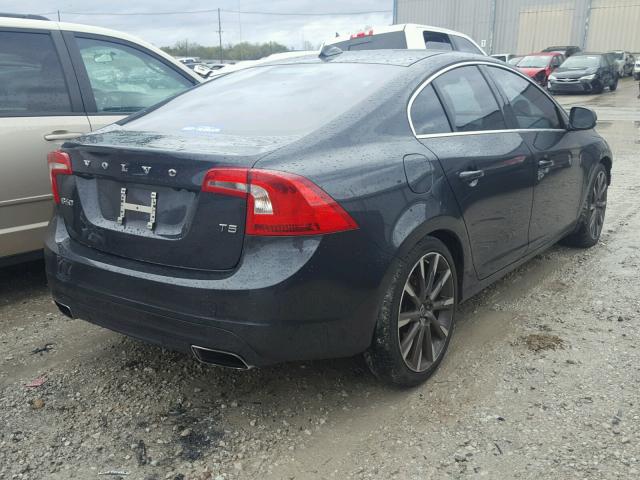 YV140MFK3F1342055 - 2015 VOLVO S60 PREMIE GRAY photo 4