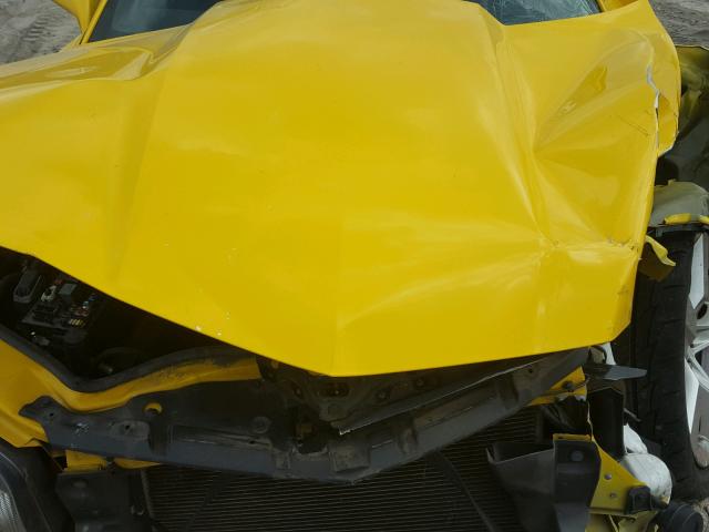 2G1FK3DJ5B9187570 - 2011 CHEVROLET CAMARO 2SS YELLOW photo 7