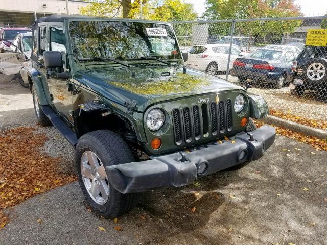 1J4GA59107L178711 - 2007 JEEP WRANGLER S მწვანე ფოტო 1