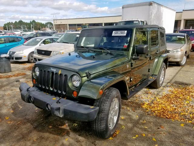 1J4GA59107L178711 - 2007 JEEP WRANGLER S მწვანე ფოტო 2