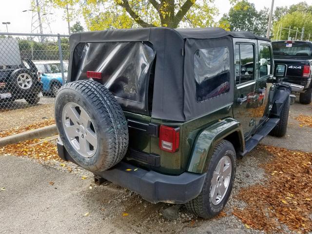 1J4GA59107L178711 - 2007 JEEP WRANGLER S მწვანე ფოტო 4