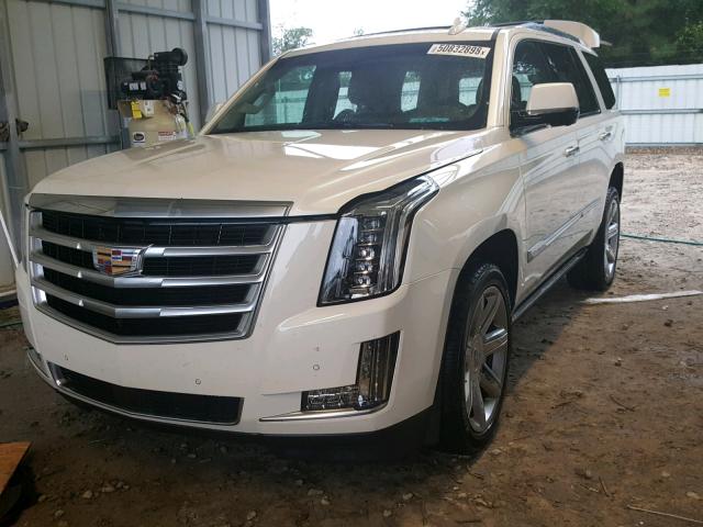 1GYS3NKJ1FR537784 - 2015 CADILLAC ESCALADE P WHITE photo 2