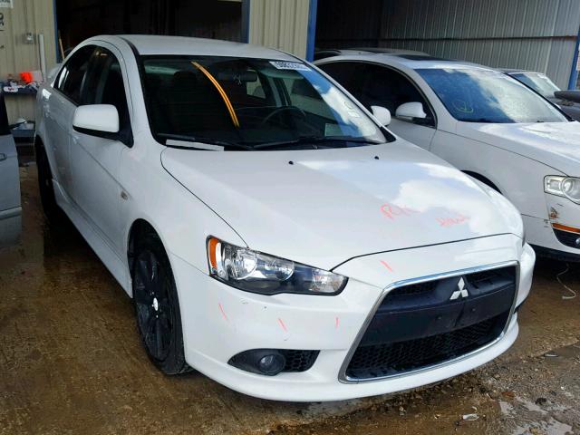 JA32U8FW8DU000283 - 2013 MITSUBISHI LANCER GT WHITE photo 1