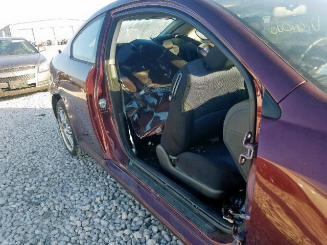 JTKDE177470190755 - 2007 TOYOTA SCION TC წითელი ფოტო 9