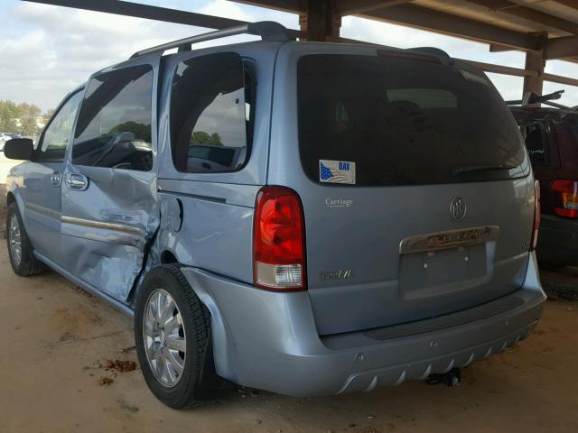 5GADV33197D162674 - 2007 BUICK TERRAZA CX BLUE photo 3