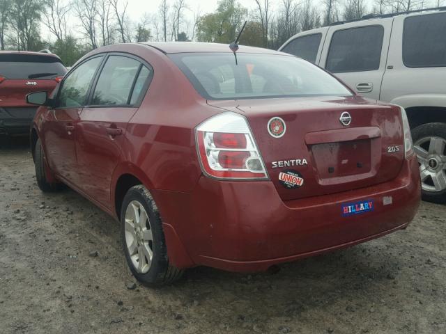 3N1AB61E07L604739 - 2007 NISSAN SENTRA 2.0 RED photo 3