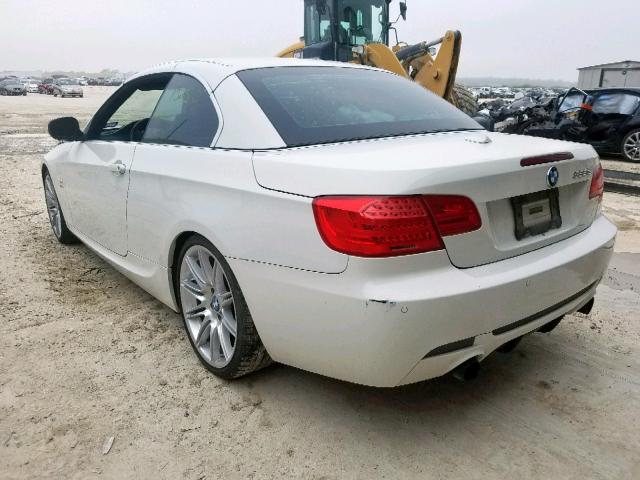 WBADX1C57BE394478 - 2011 BMW 335 IS WHITE photo 3