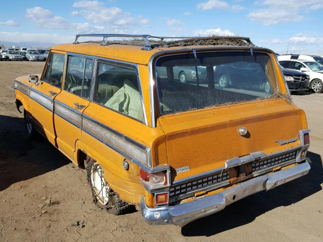 J3A154CP12007 - 1973 JEEP WAGONEER GOLD photo 3