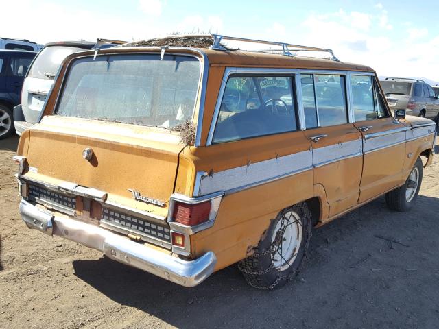 J3A154CP12007 - 1973 JEEP WAGONEER GOLD photo 4